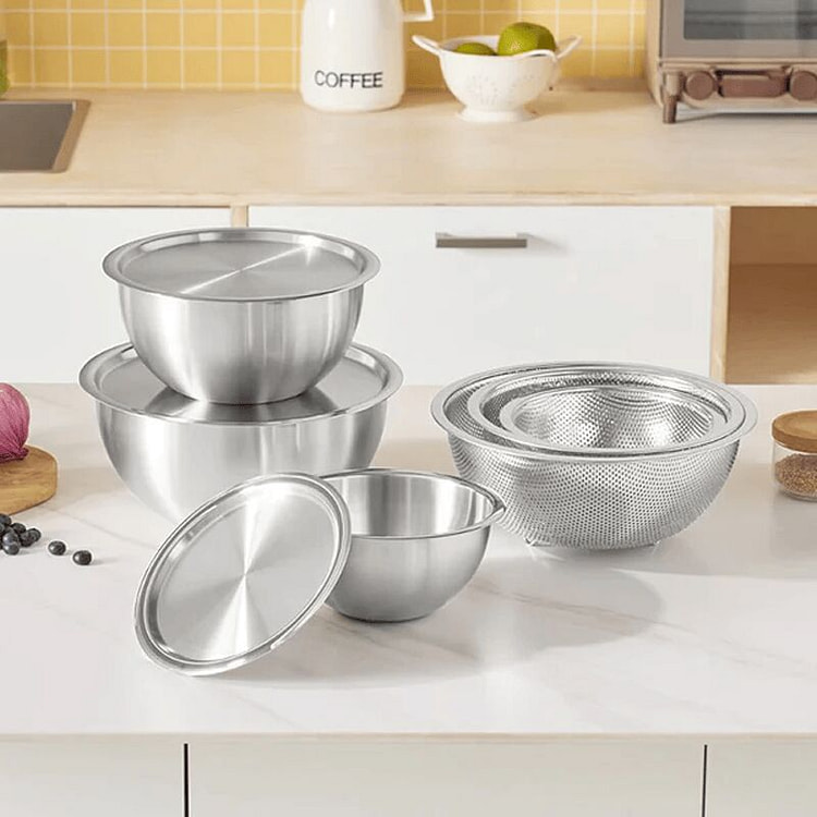 Eversten 三件套搅拌碗套装 + 滤网套装 1 盒