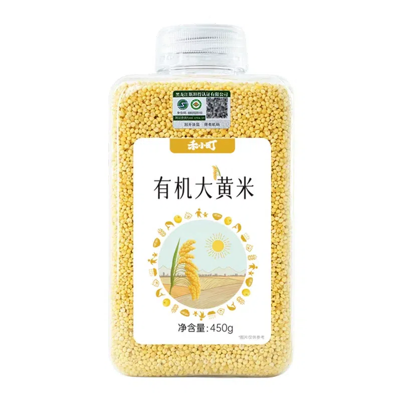 He Xiaomachi Organic Big Yellow Rice 450g 450 g
