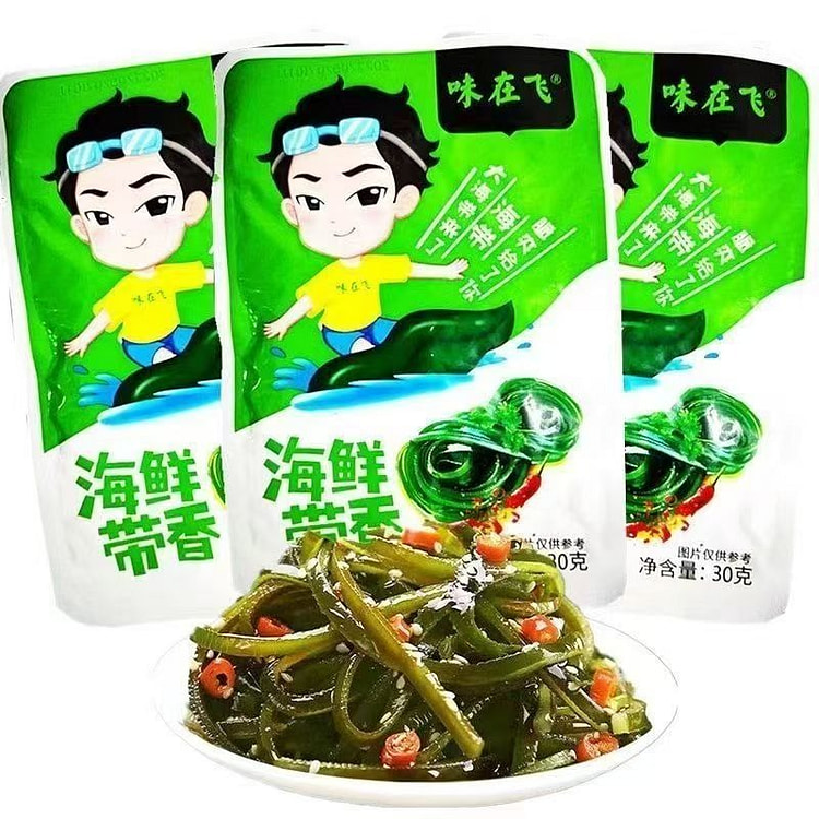Seasoned Kelp Shreds Ready to Eat 30g 30 g