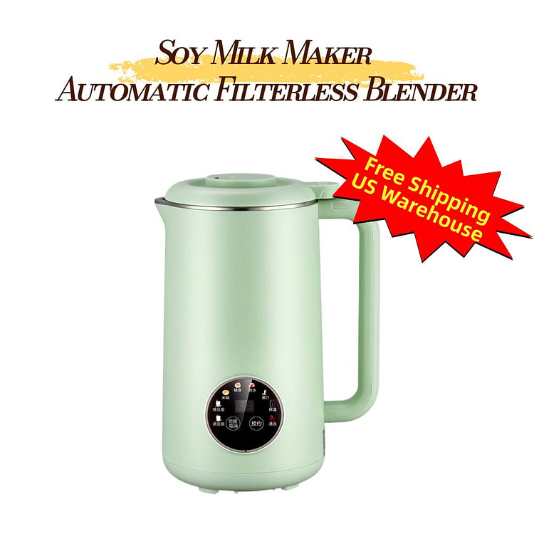 Máy làm sữa đậu nành 0.8L gia dụng nhỏ tự động đa năng không lọc máy xay si