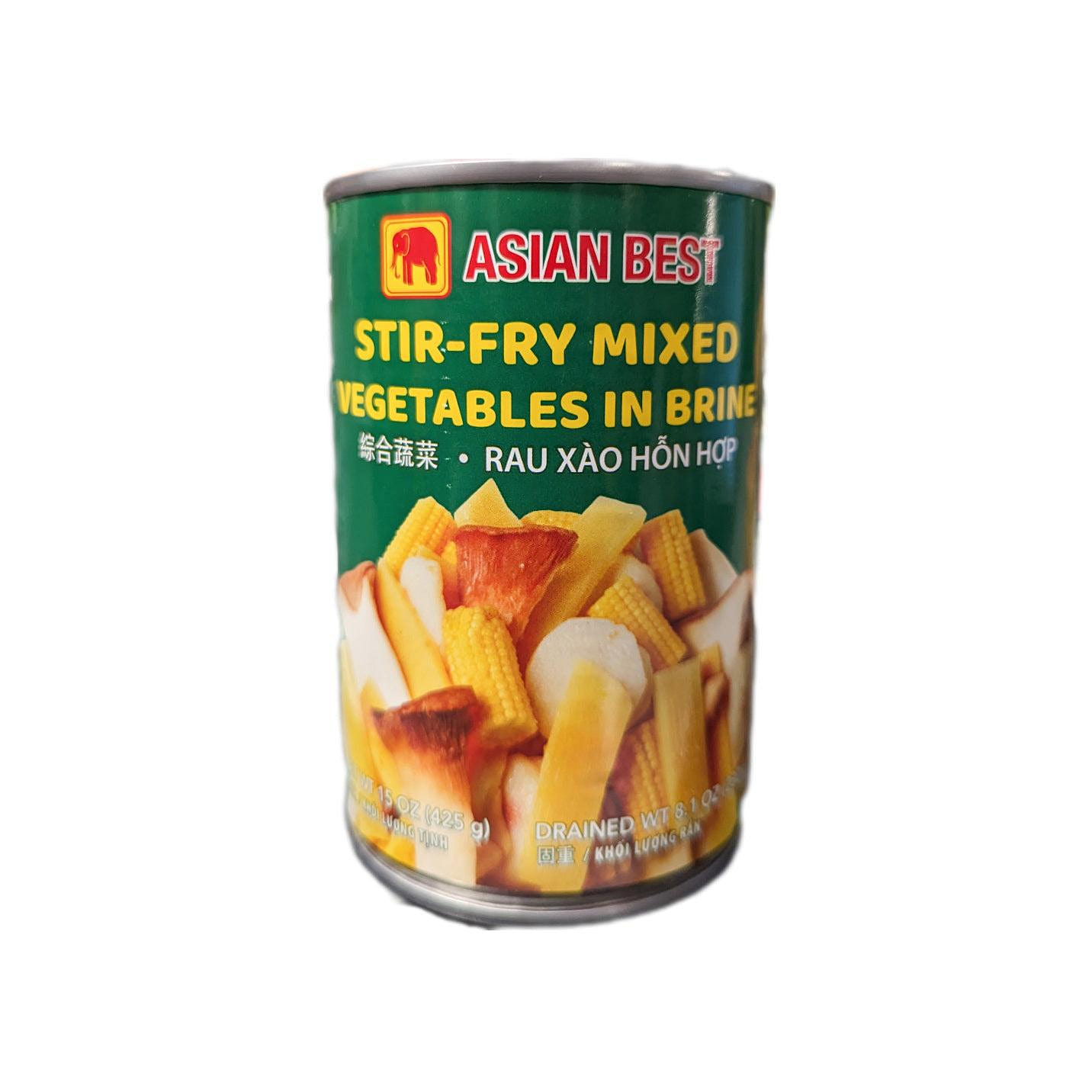 Asian Best Stir-Fry Mixed Vegetables in Brine 1 each