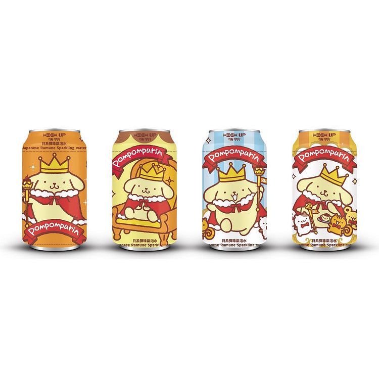 POMPOMPURIN SPARKLING WATER ORIGINAL 4 can