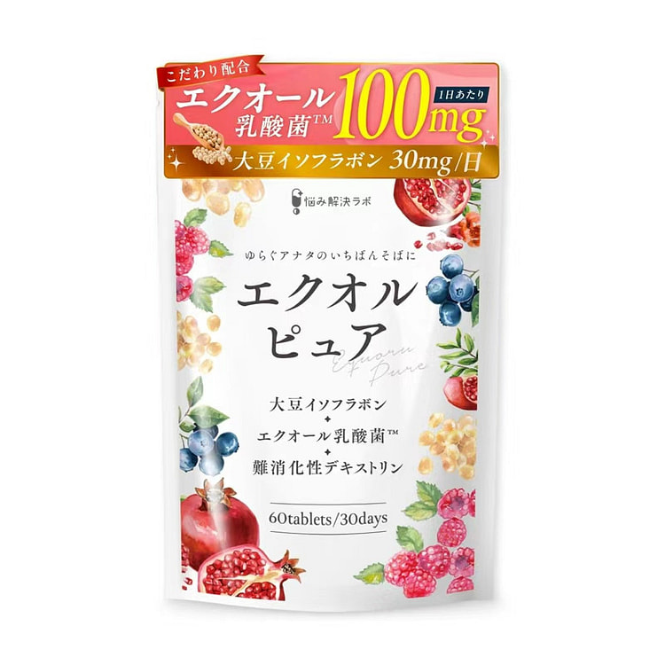 Nayami Kaiketsu Lab Equol Pure 30-Day Supply 60 each