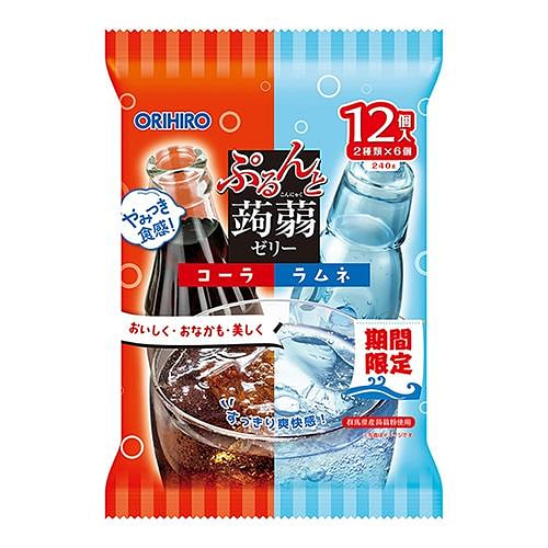 立喜乐 蒟蒻果冻 可乐+弹珠汽水12个