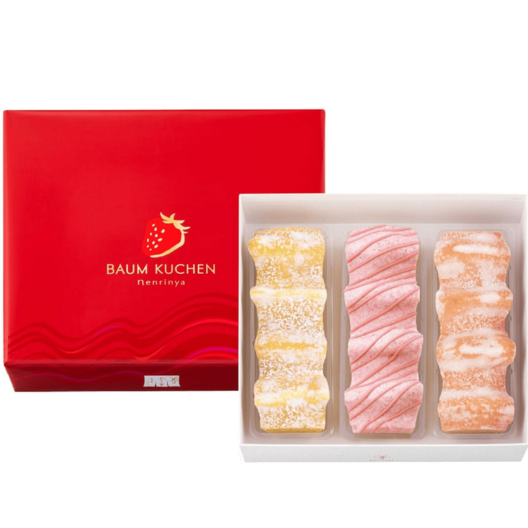 年轮家季节限定年轮蛋糕组合 3枚入 1 盒