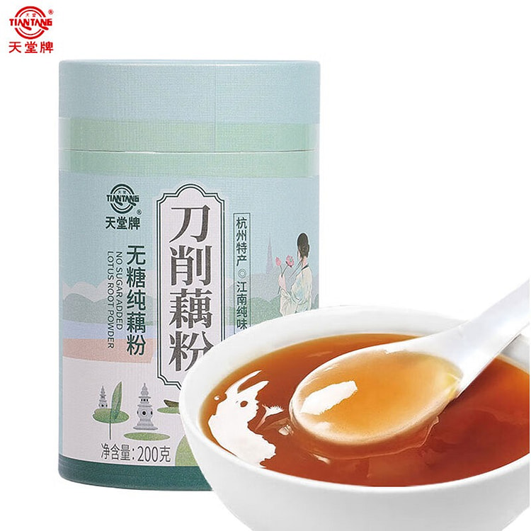 天堂牌 无糖刀削纯藕粉 200 克