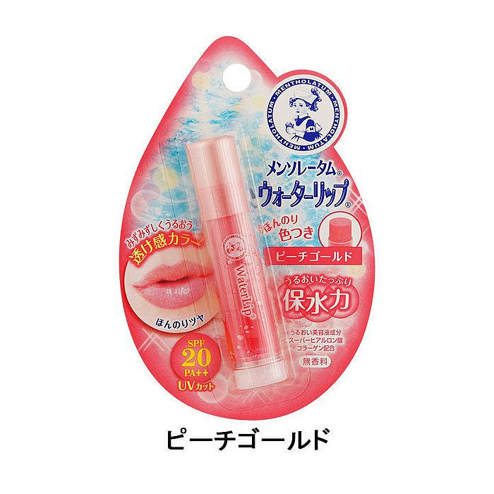 ROHTO Mentholatum Water Lip (Peach Gold) 4.5g