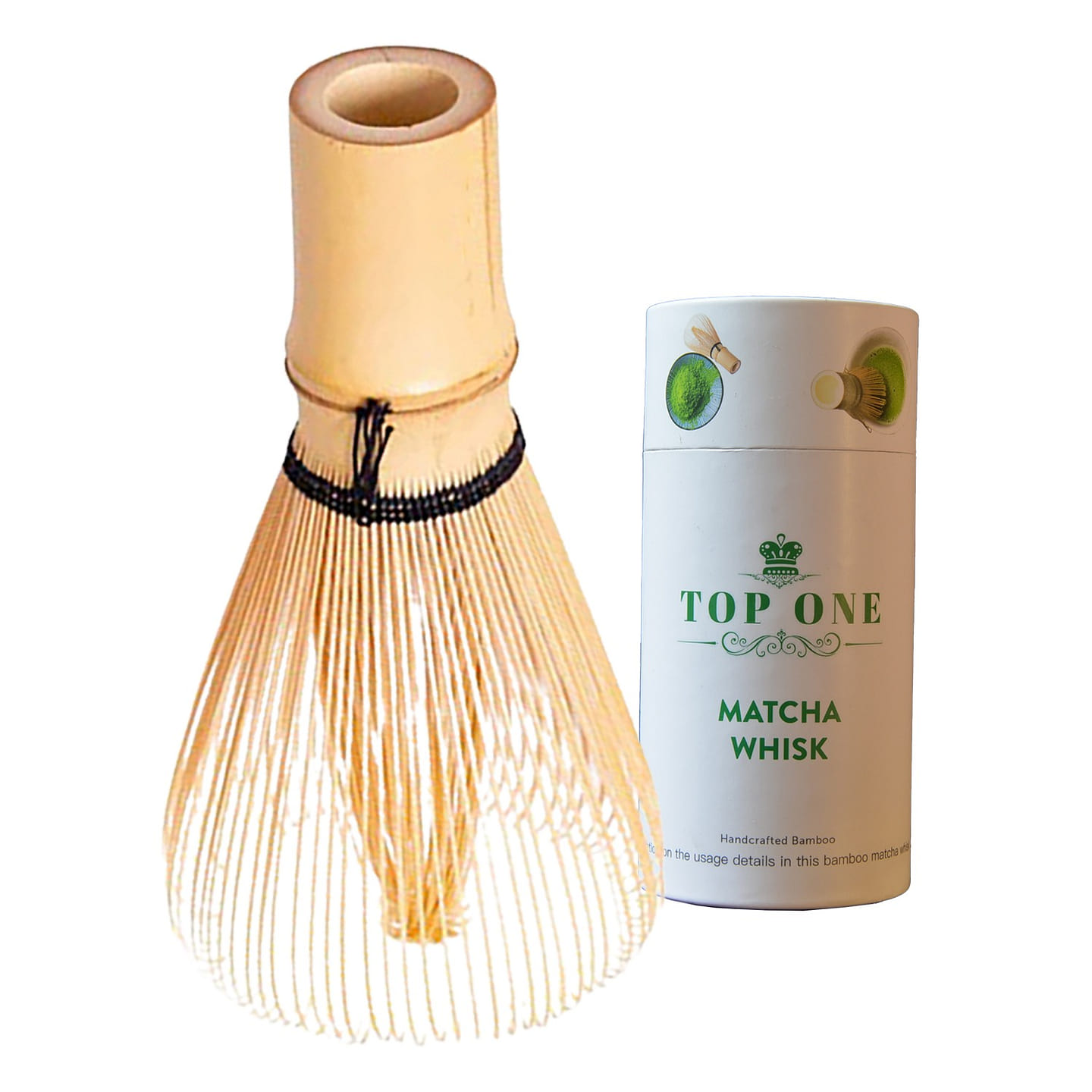 Golden Bamboo Matcha Whisk Japanese Chasen 1 pack