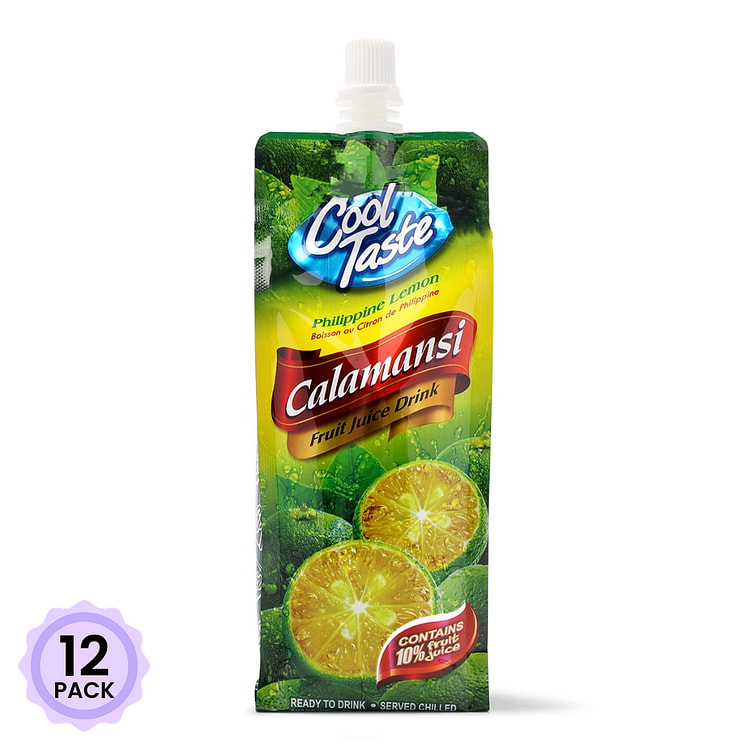 Cool Taste 菲律宾卡曼橘汁 500 毫升*12 包