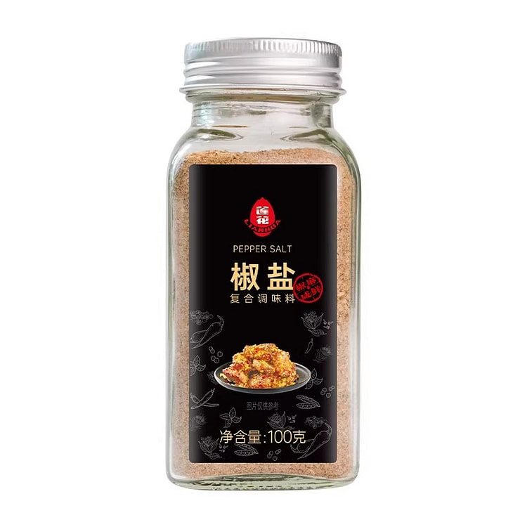 莲花 椒盐粉 烧烤撒粉皮皮虾烤肉调料腌料香辛料 100 克
