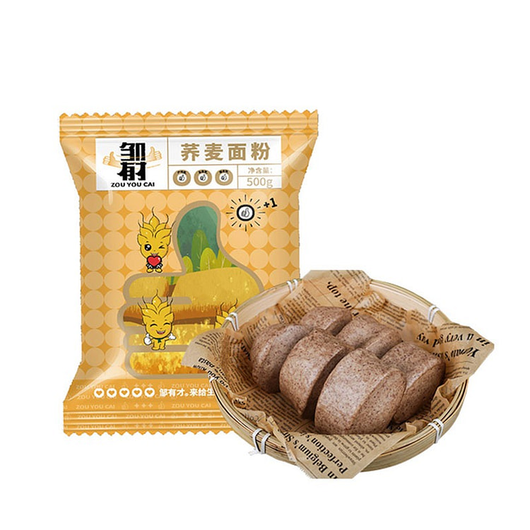 【邹有才】荞麦面粉 低脂无糖精 纯荞麦面粉