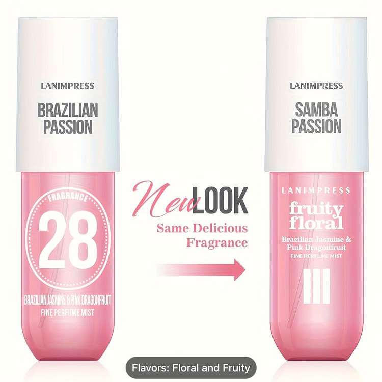 3.0 FL OZ NEW Look Samba Passion Body & Hair 1 case