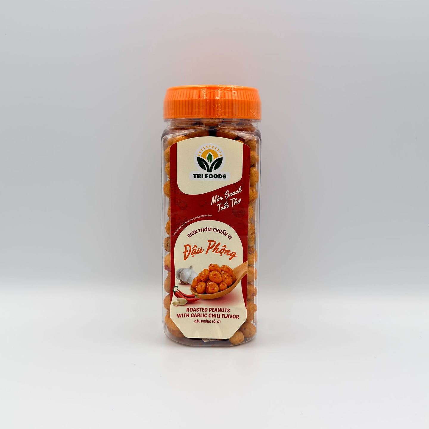 Tri-Foods Garlic Chili Flavored Roasted Peanuts 250 g