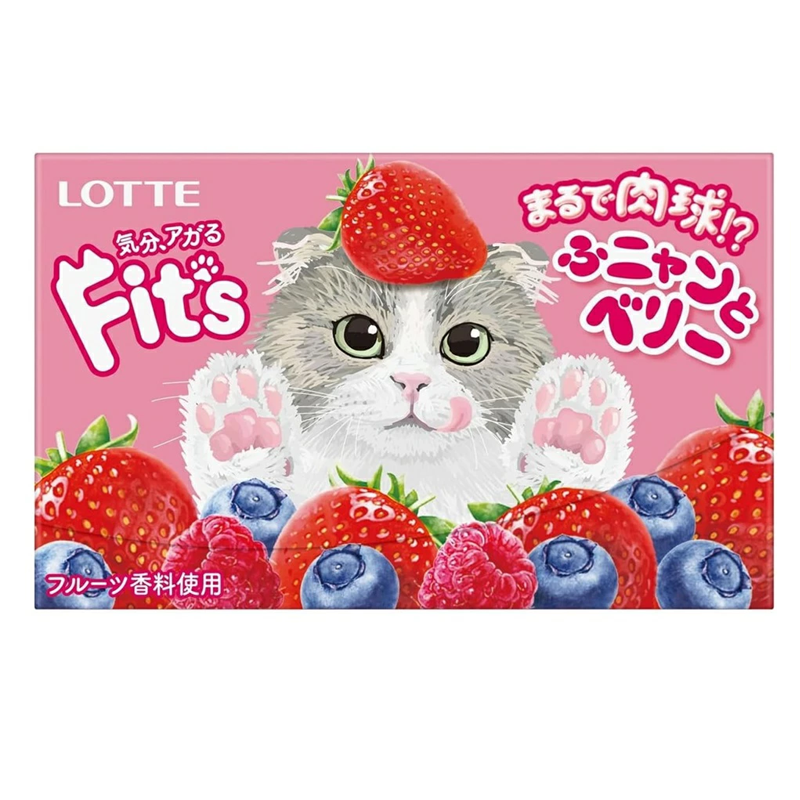 日本直送］ロッテ Fit's フィッツ ガム いちご味 - Weee!