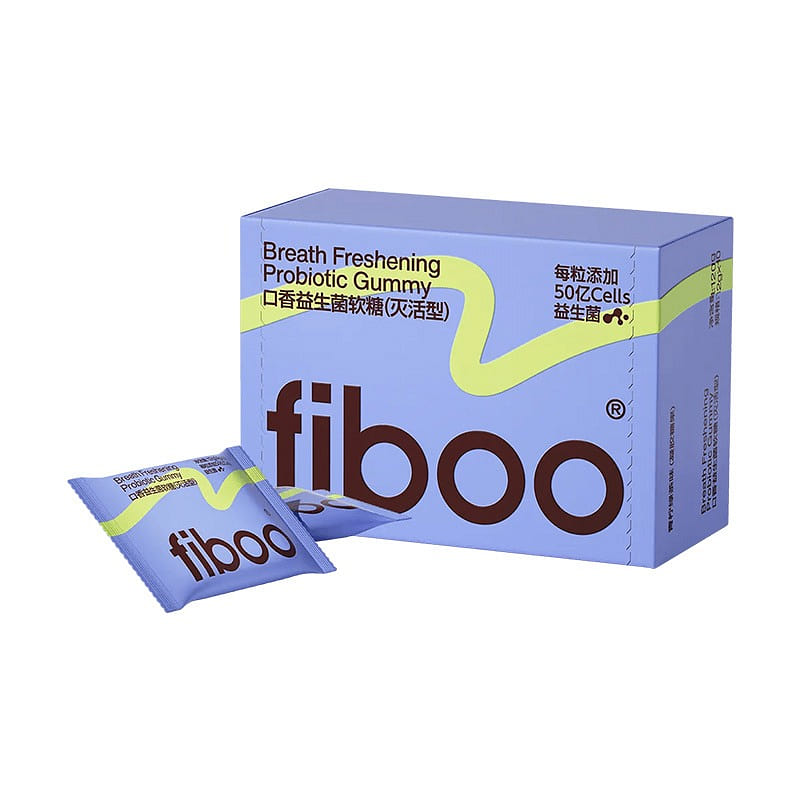 FIBOO Oral Probiotic Gummies #Lime GreenTea 1 box