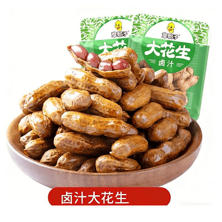 Braised duck with peanuts, boiled peanuts, spicy p 20 g*5 pack