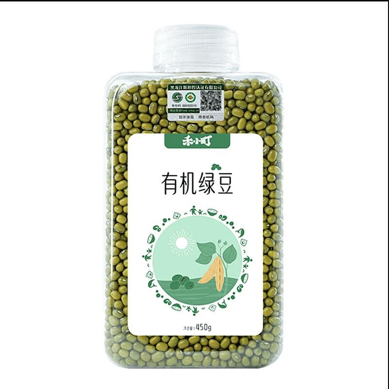 禾小町有机绿豆东北一级优质发芽绿豆450克*1瓶 450 克
