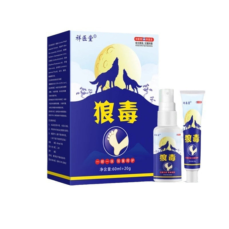 Wangwu Anti-fungal and Anti-itch Spray Cream 1 box