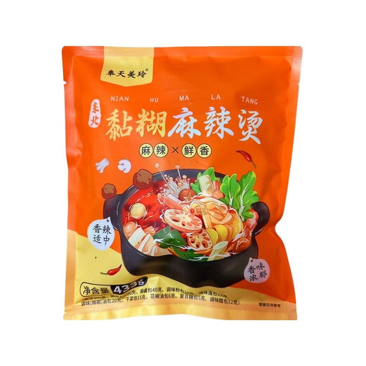 奉天美玲东北黏糊麻辣烫433g*1袋 433 克