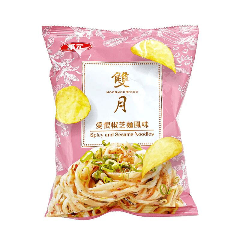 Moon Moon Food Chips Spicy & Sesame Noodles Flavor 52 g