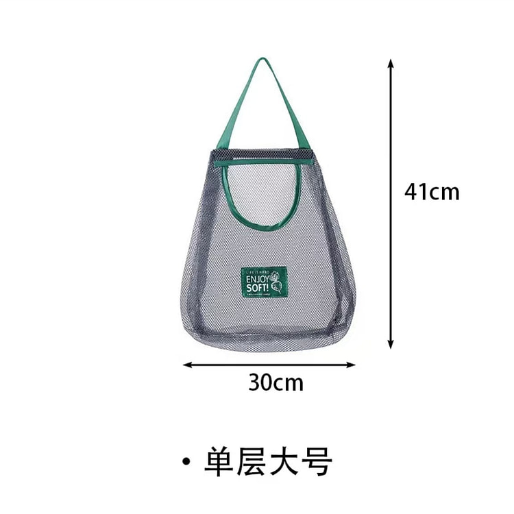 可拎果蔬挂袋 冲姜蒜收纳网袋 单层 1 个