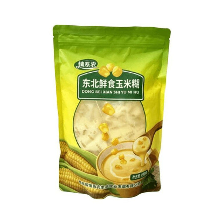 Qingxinong Northeast Fresh Corn Paste 400g/Bag 400 g