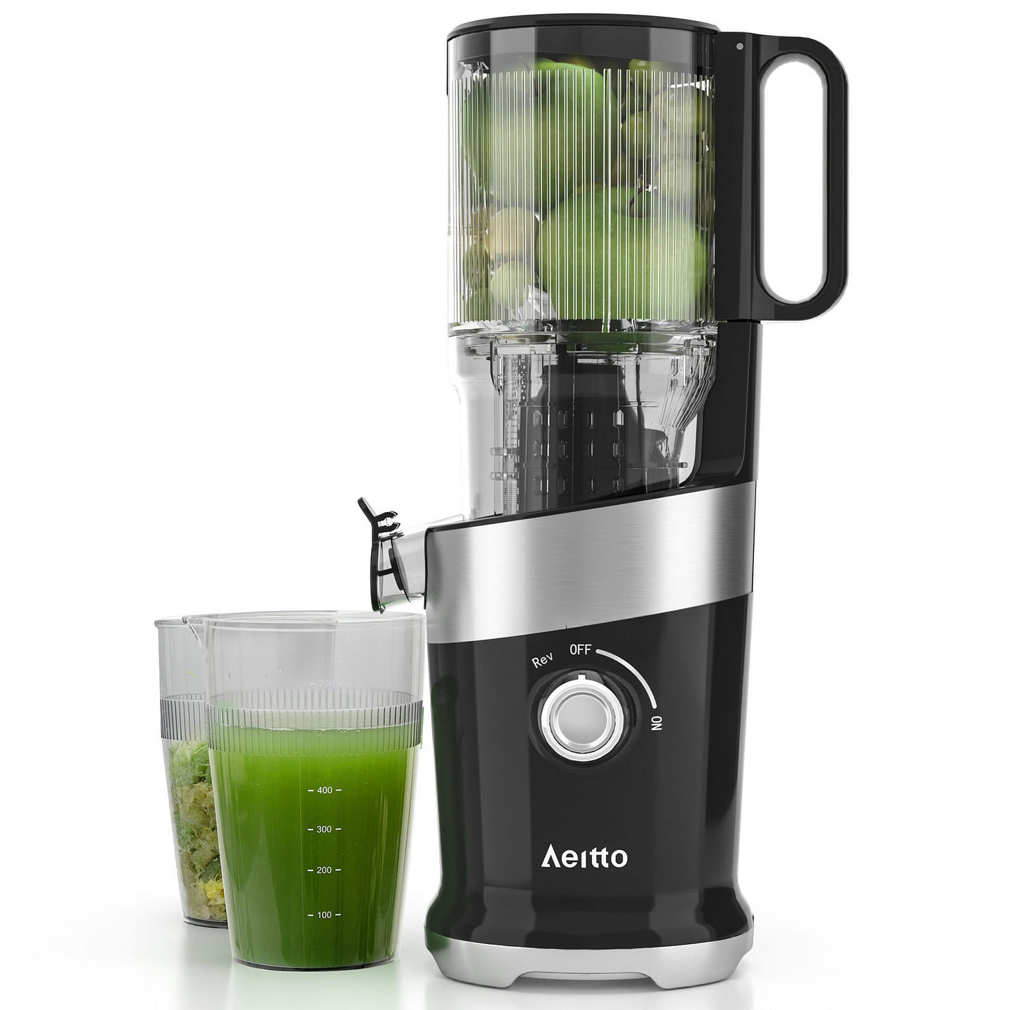 Cold Press Juicer, Aeitto Ground Juicer with 5 in 18.5 lb