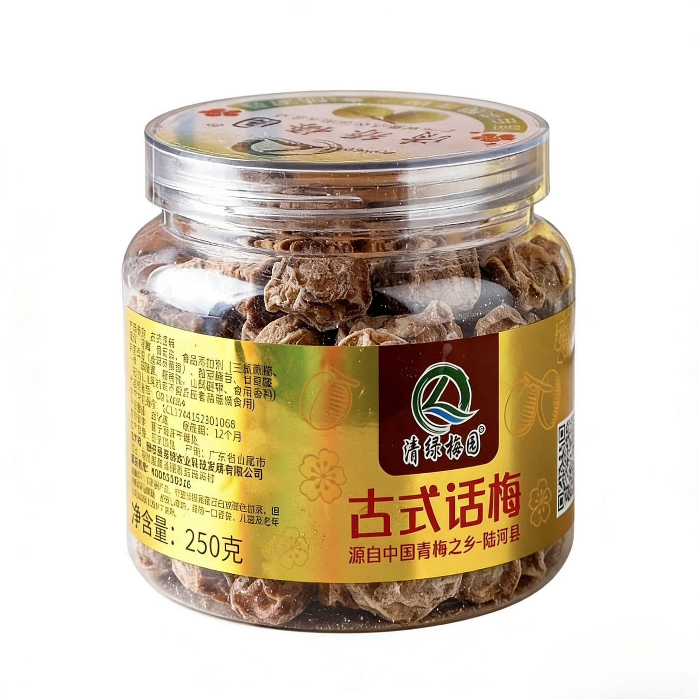 Traditional style preserved plum 250g*1 bottle 1 bottle