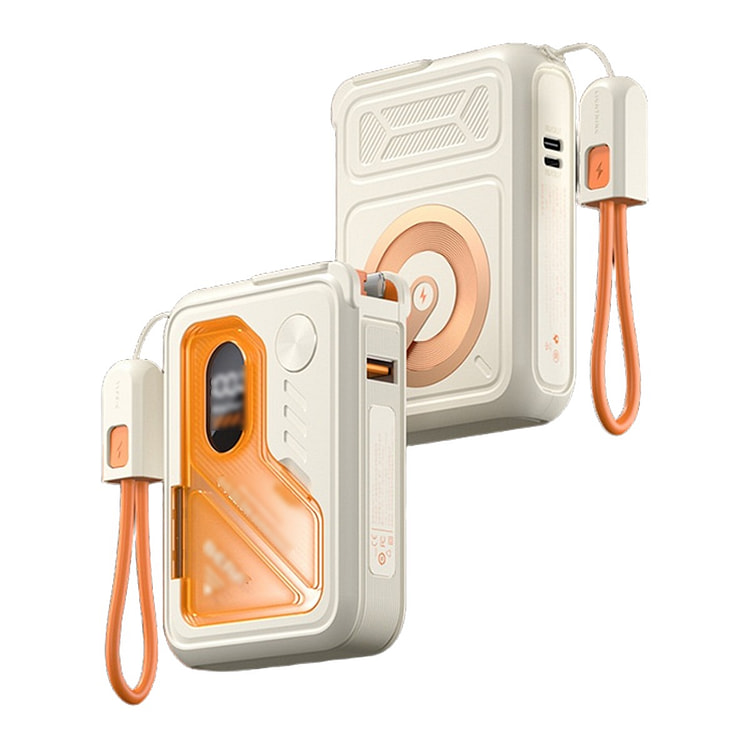 3C认证标识多功能充电宝 橙白色 20000mAh 1 份