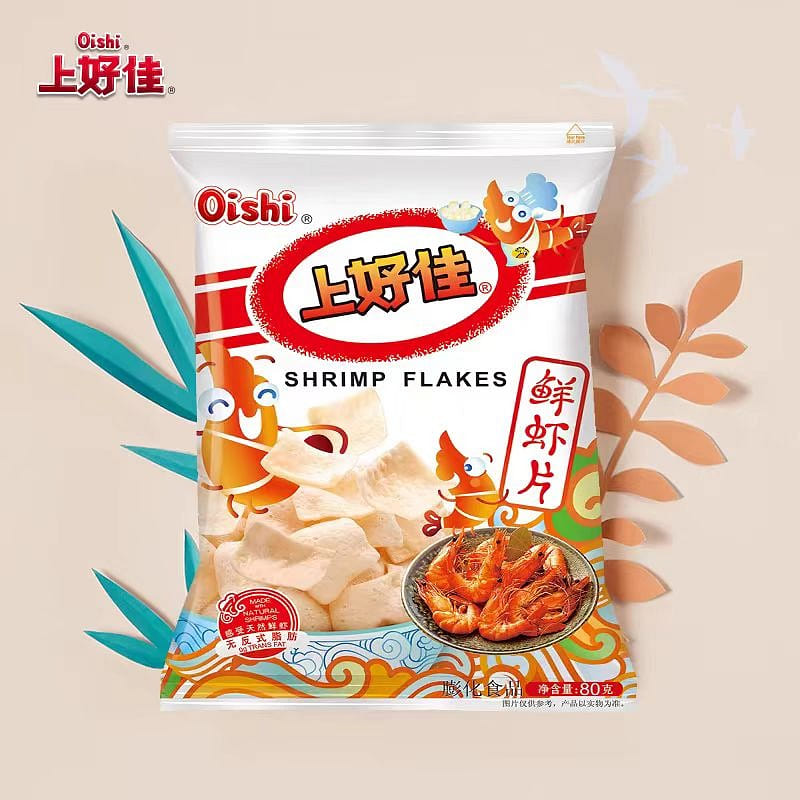 Excellent Fresh Prawn cracker and Potato Chips 80 g