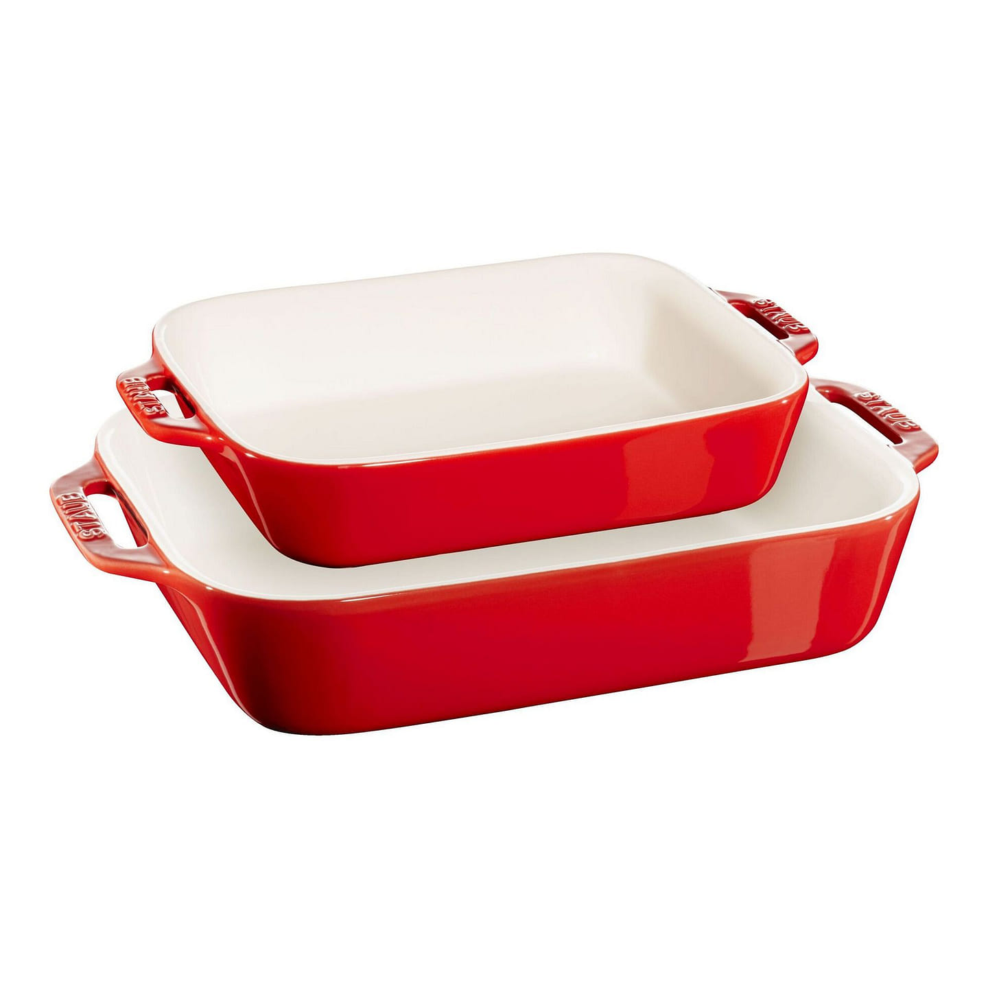 Staub 2-pc Rectangular Baking Dish Set – Cherry 1 each