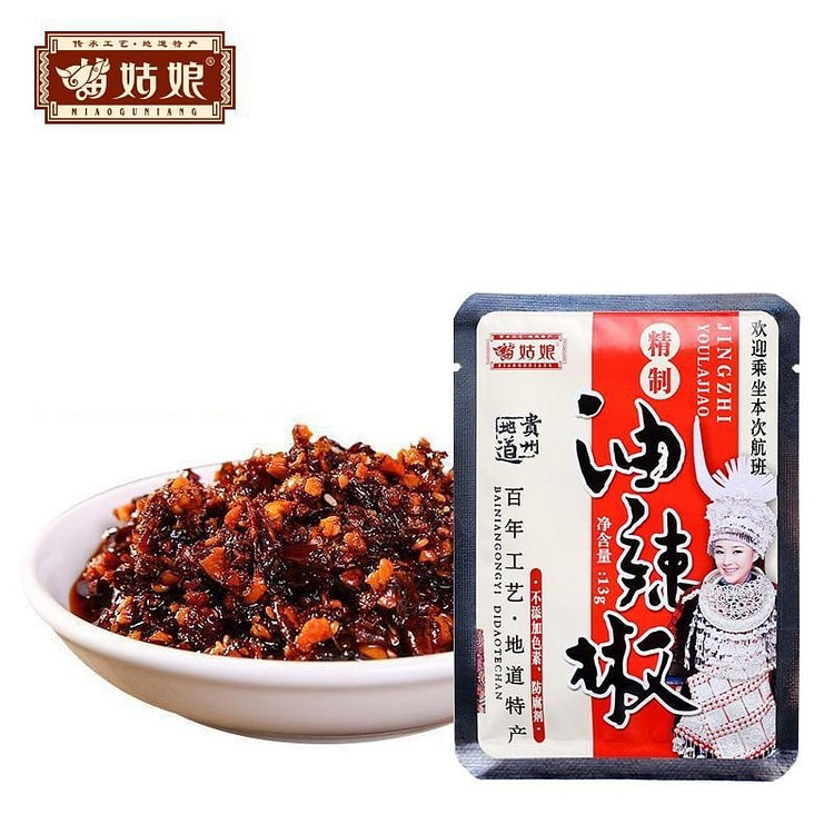 Miao Girl Chili Oil Rice Sauce 13 g*10 pack