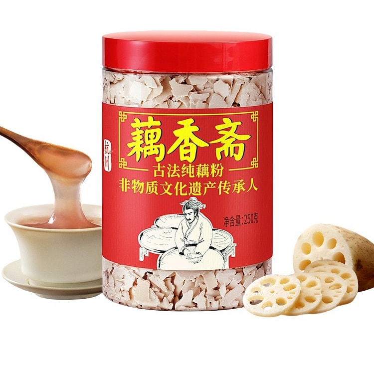 藕香斋 古法纯藕粉 杭州西湖正宗无糖特产 250 克