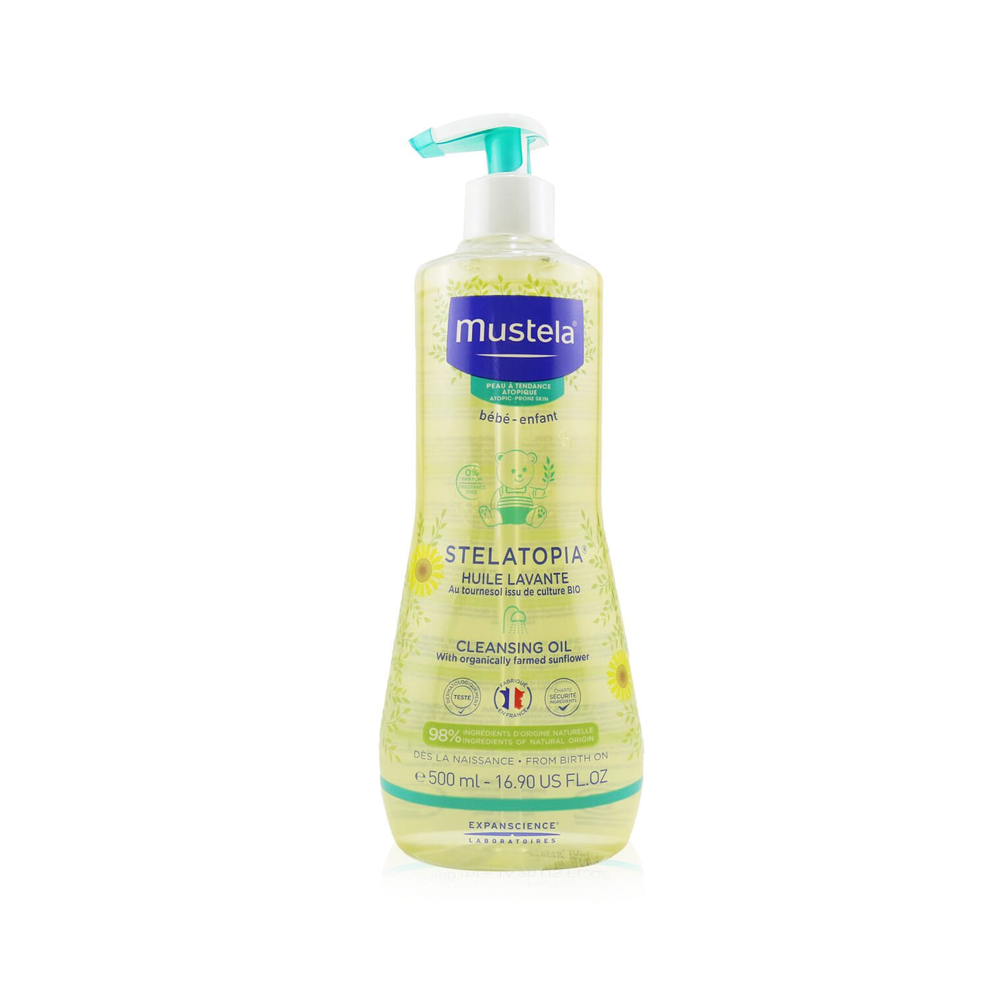 Mustela Stelatopia Cleansing Oil 500ml/16.9oz 500 ml