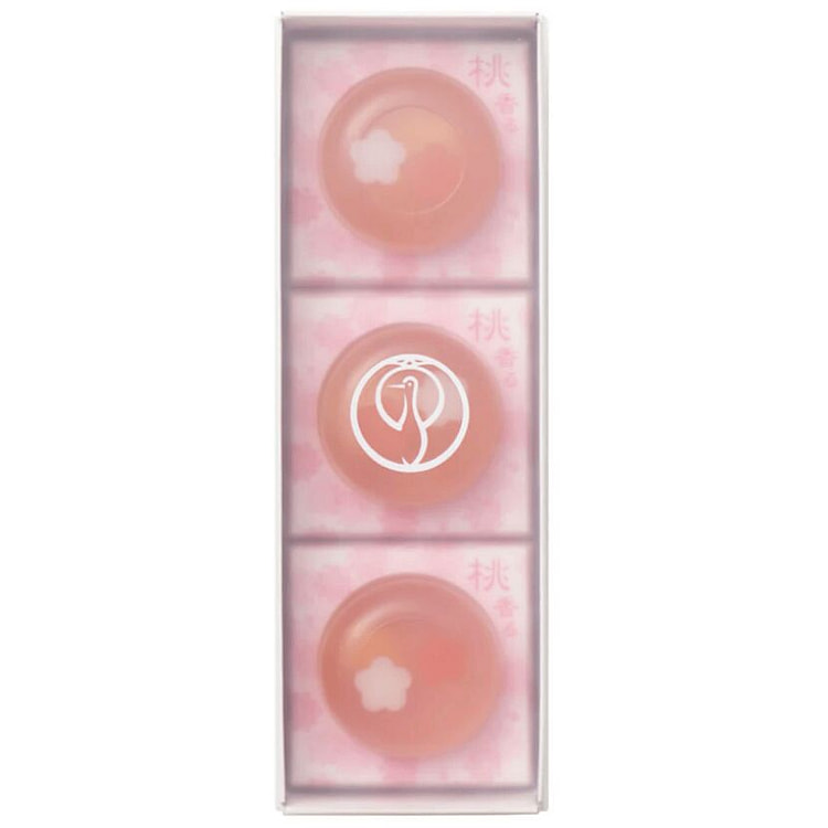 鹤屋吉信白桃果冻布丁 3枚装 1 盒