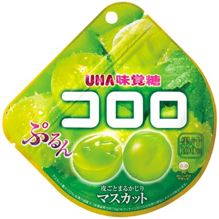 UHA Kororo Gummy White Grape Flavor 48 グラム