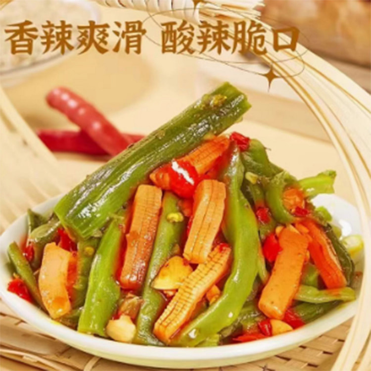 Konjac tribute vegetable ready to eat after openin