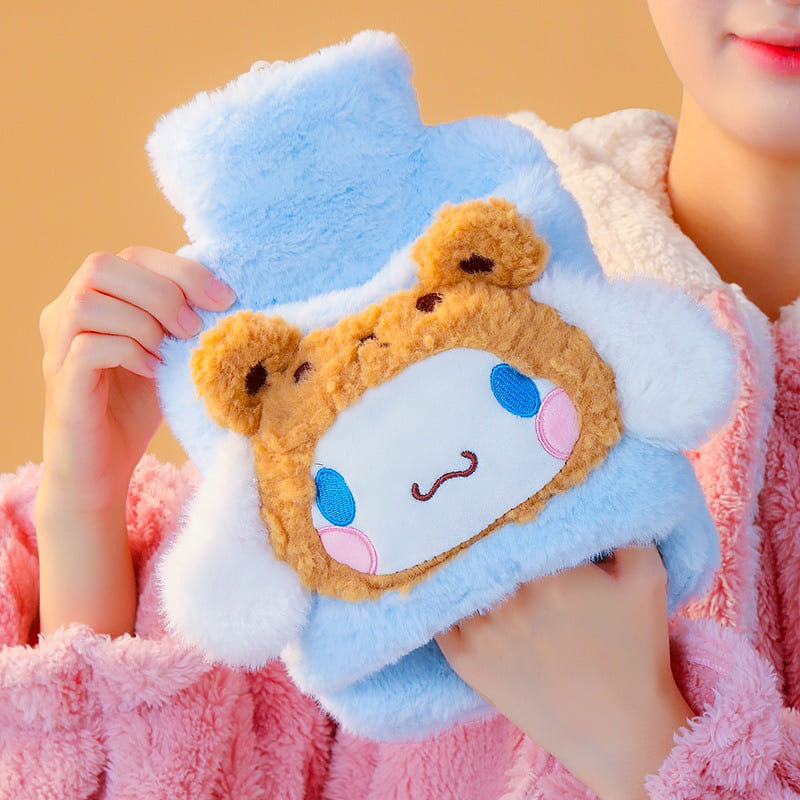 Sanrio PVC Hot Water Bottle Large Size Hot Water Bag 1000ml Cinnamorollrol 1 each