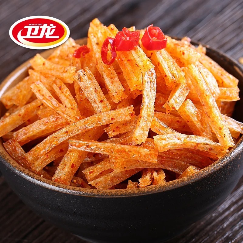 うぃーどる Wei Long Spicy Flavored Small Gluten Seasoned Noodle Products