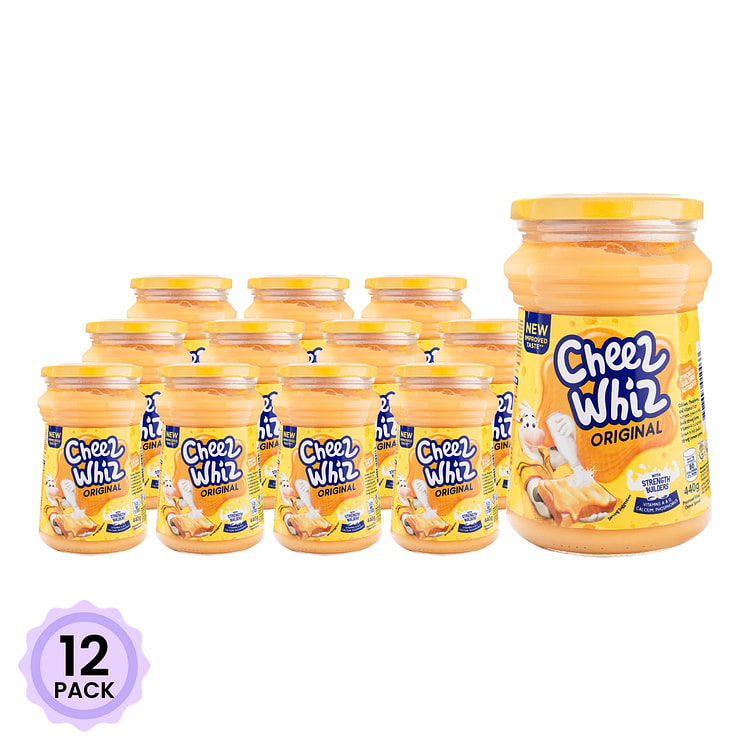 Kraft Cheez Whiz, Original 440 g*12 pack