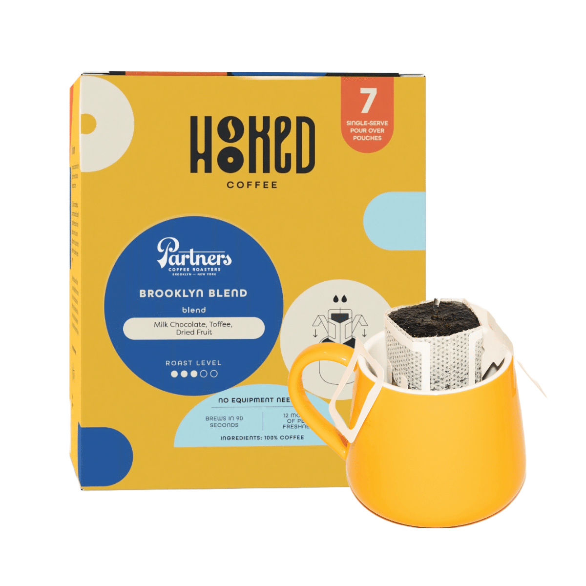 Partners Coffee Drip Bag Medium Roast 7 Pack 91 g