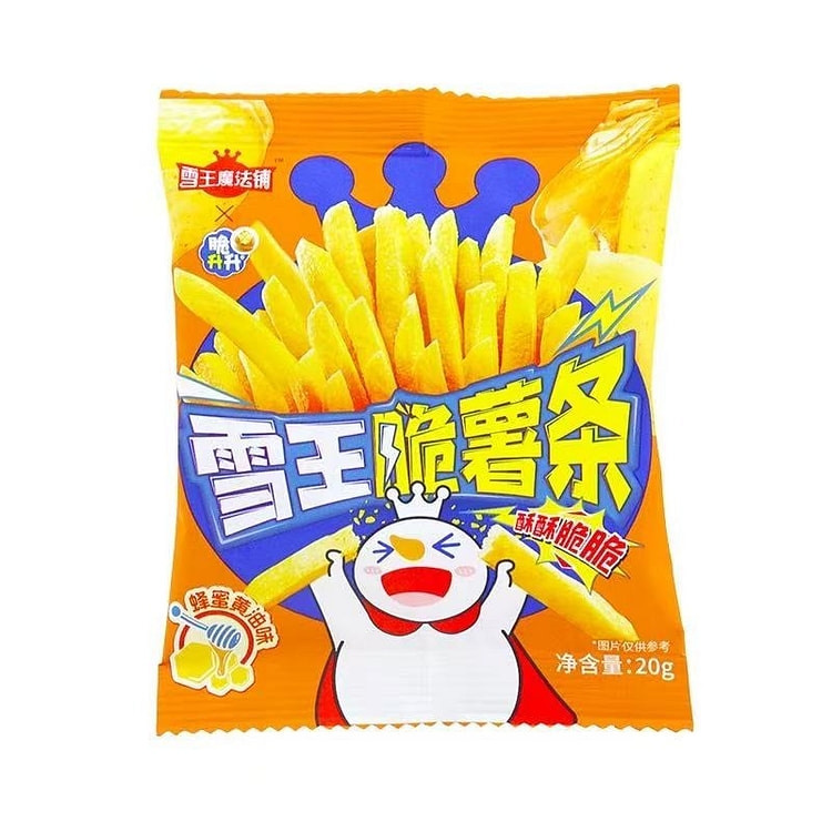 蜜雪冰城 蜂蜜黄油味脆薯条 香脆零食20g*10袋