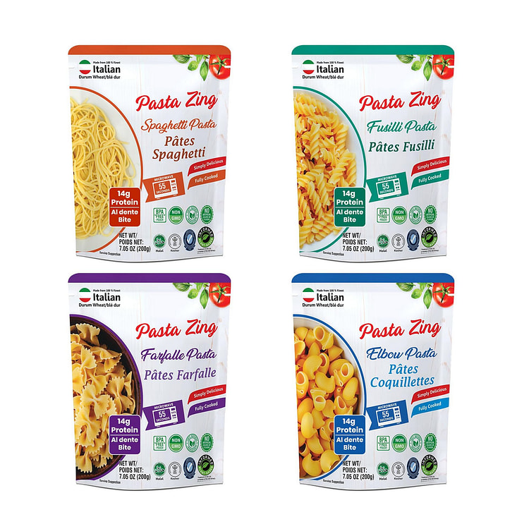 Pasta Zing 4Flavor Pasta 7.05 oz*7 pack