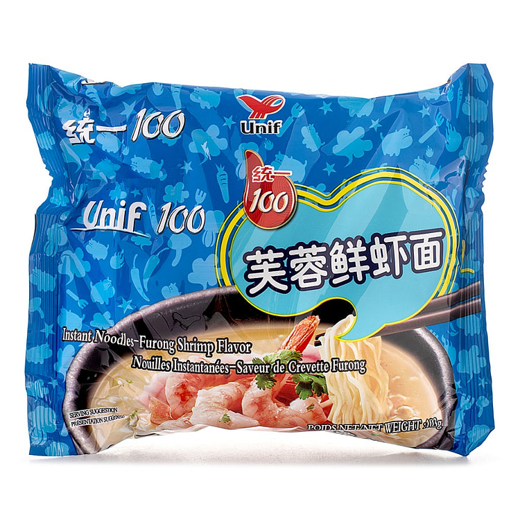 统一100 芙蓉鲜虾面 Weee