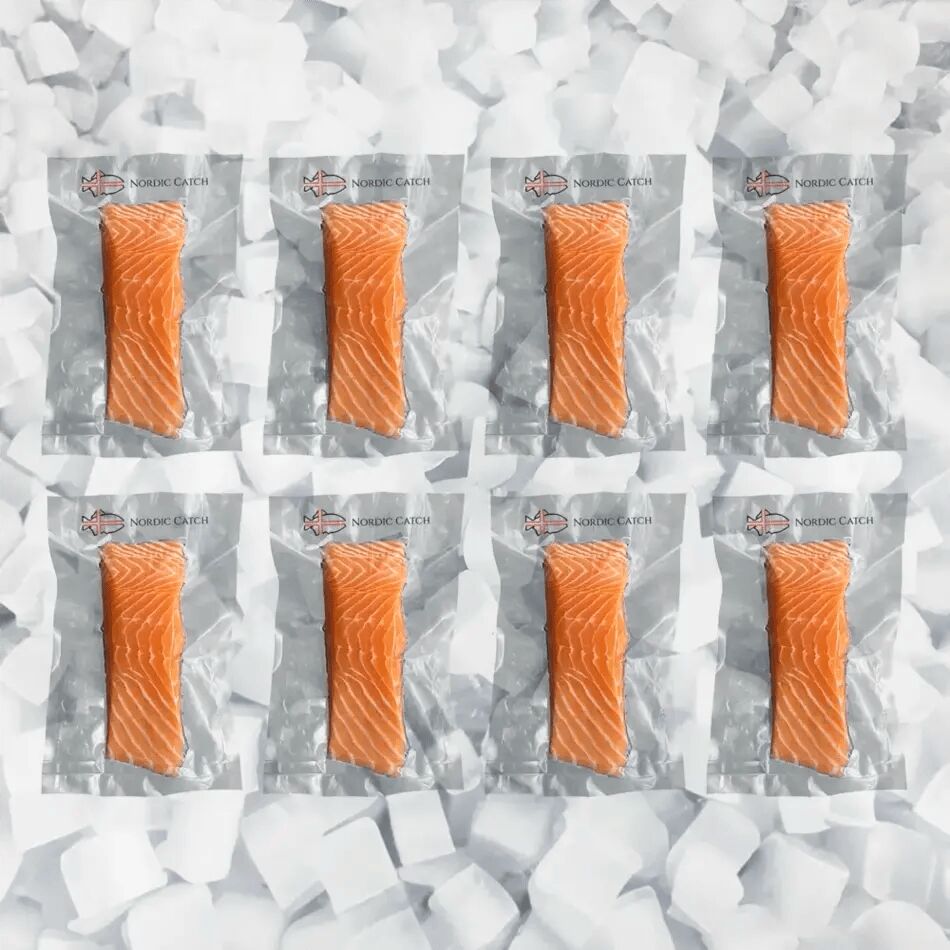 Sushi-Grade Salmon from Iceland Bulk 2.8 lb*8 pack