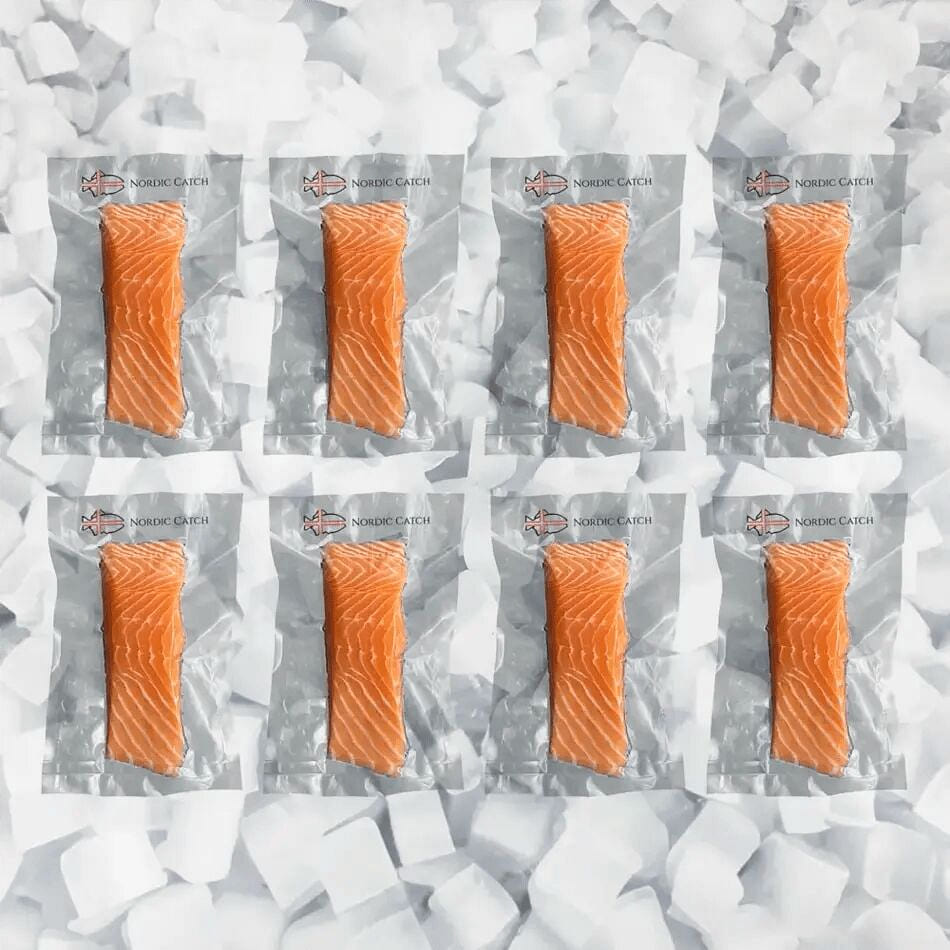 Sushi-Grade Salmon from Iceland Bulk 2.8 lb*8 pack