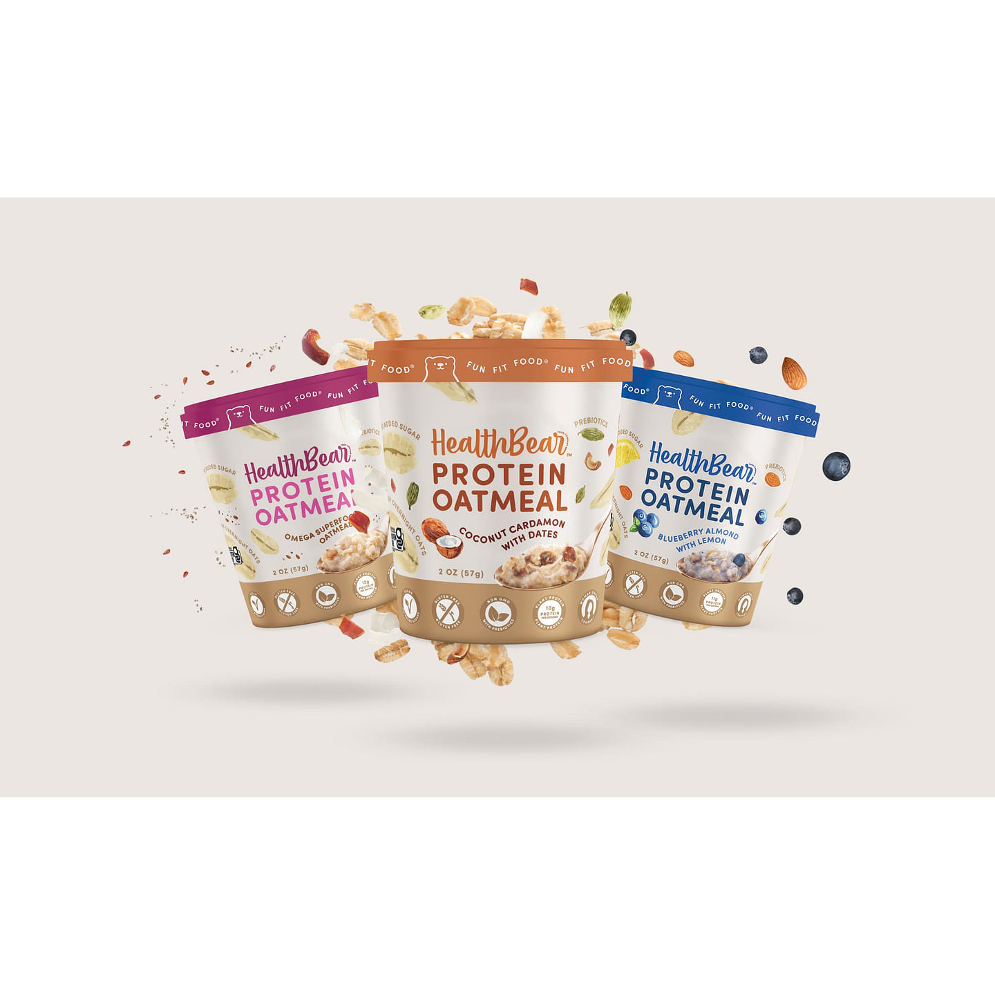 Protein Oatmeal Variety 6 pack 6 each