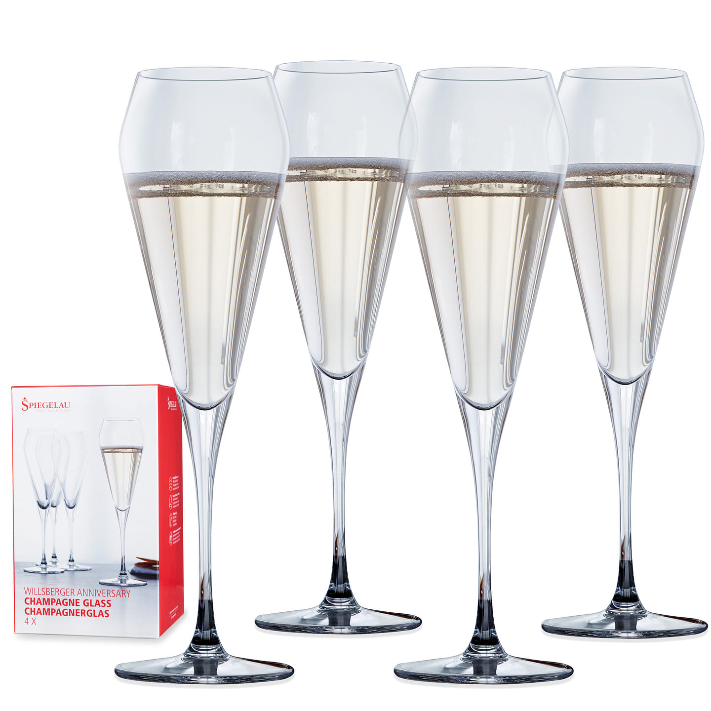 Spiegelau Willsberger 8.5 oz Champagne flute (set of 4) 4 each