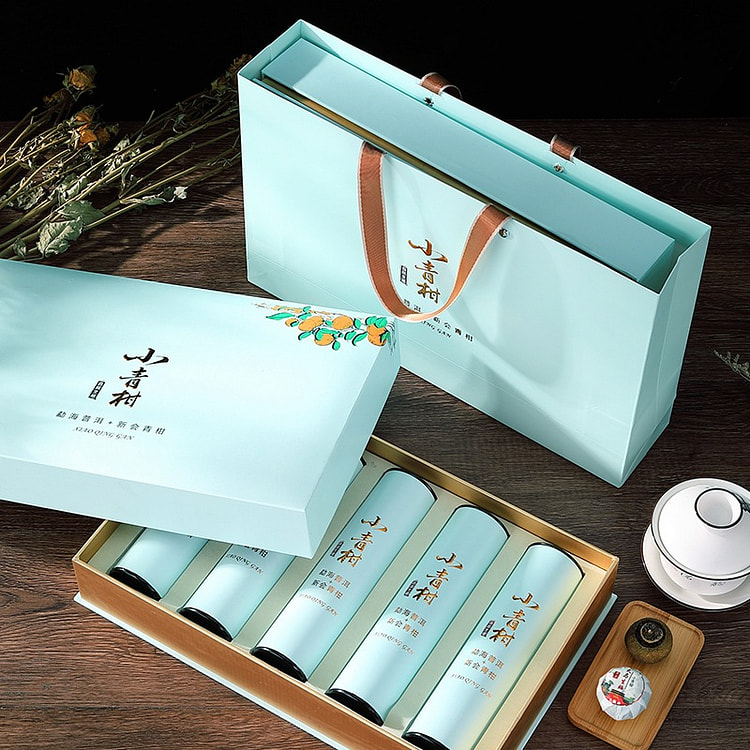 Water sky blue 5-year Pu'er sun dried small green 250 g