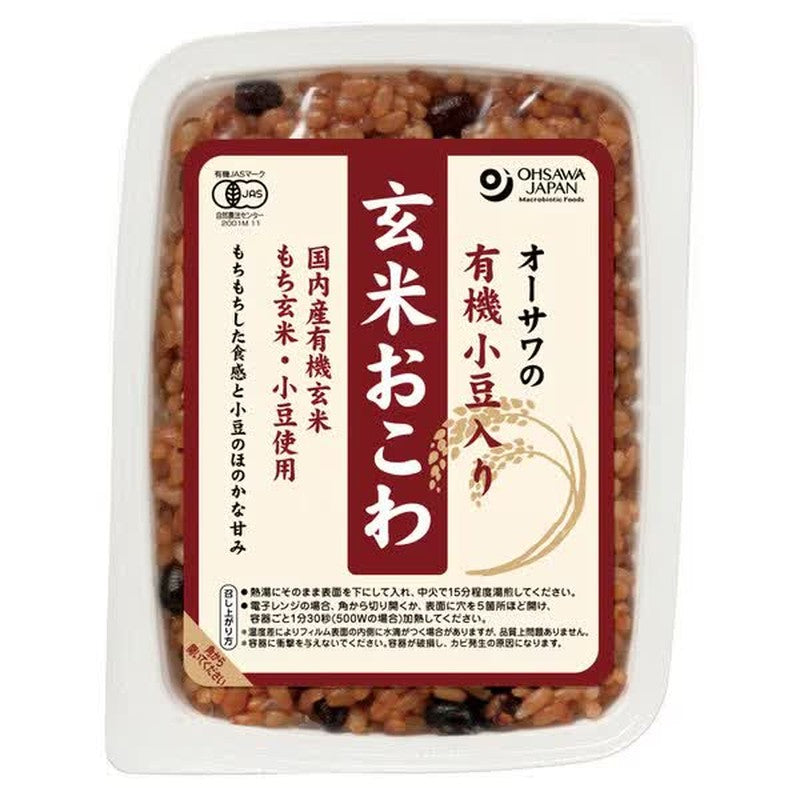 160g Rice Get Ohsawa Organic Brown Rice with Red Beans 160g Delivered | Weee ...